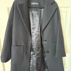 Zara Women's Black Pea Coat
